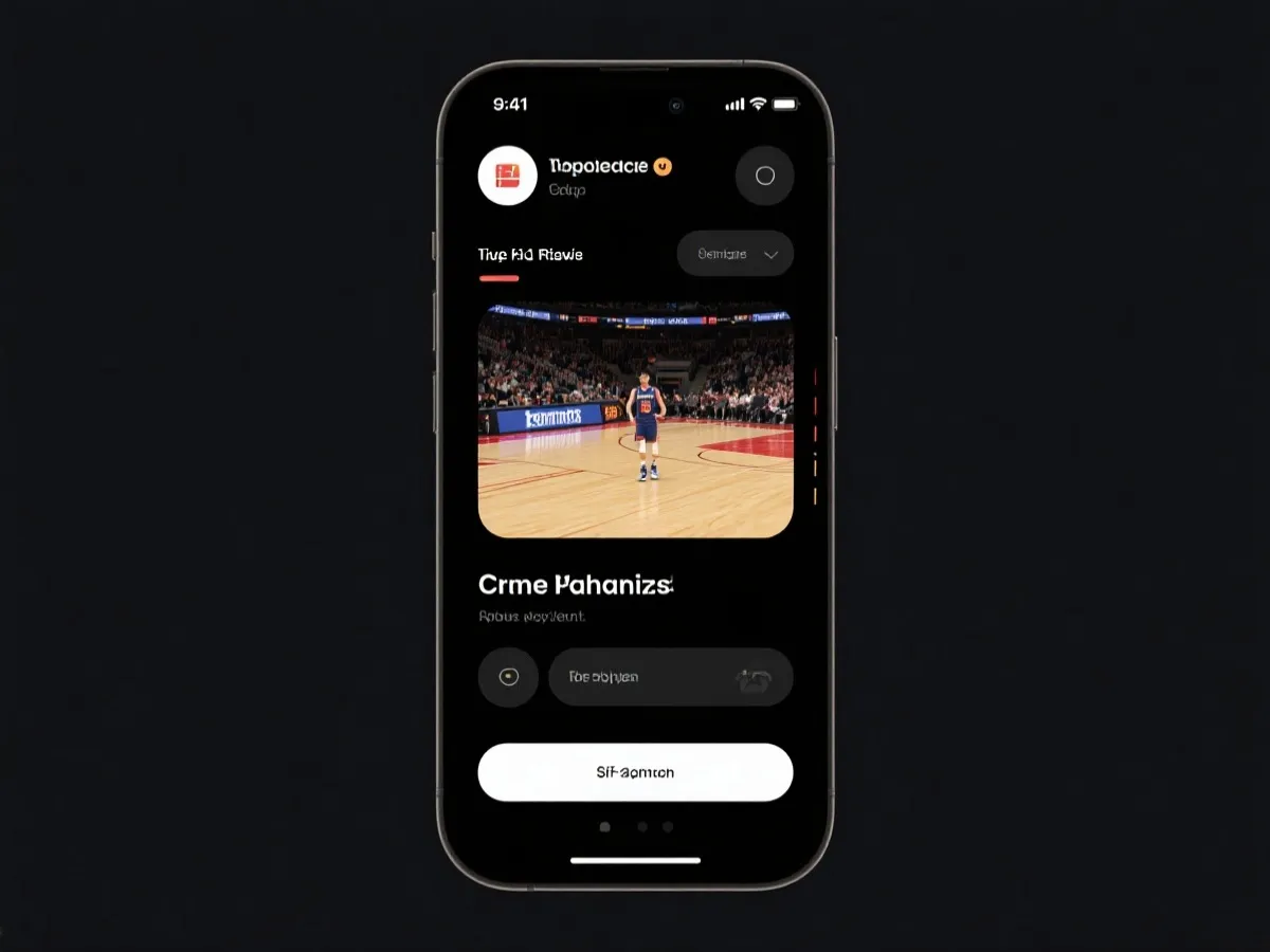 篮球直播APP预览